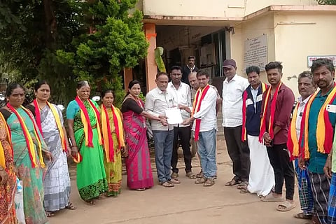 Demand to run a bus to Thimmapura village