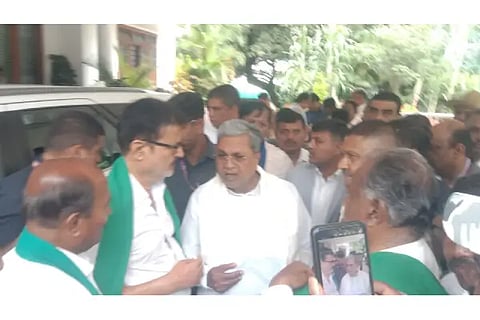 Farmers visit