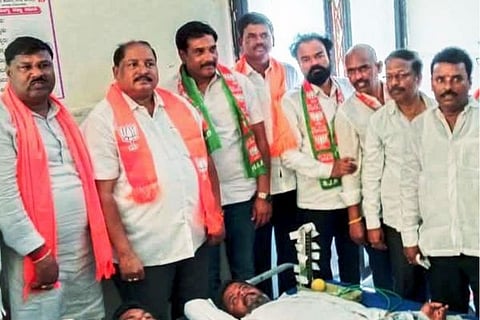 Manvi bjp blood donate