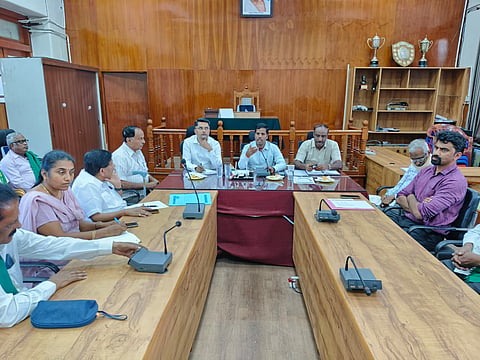Meeting with farmer leaders regarding MySugar factory Mandya