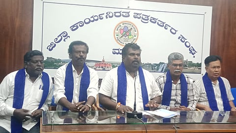 National Bhima Pade press conference Mandya