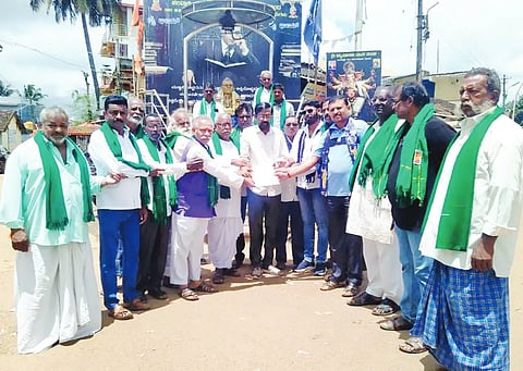 Protest demanding fulfillment of demands