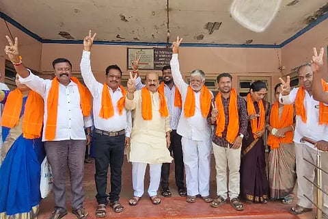 Rattihalli town panchayat power to BJP