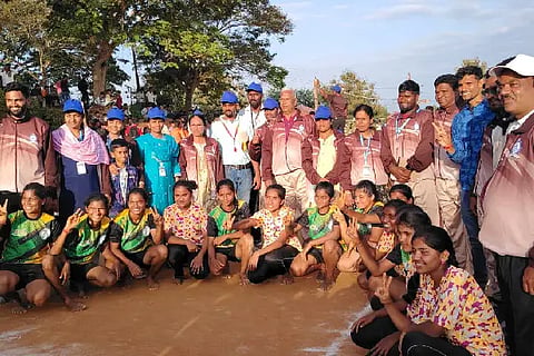 Selected for the state level in the Kabaddi tournament