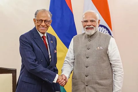 Mauritius PM India Visit