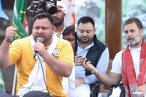 Tejashwi Yadav Rahul Gandhi,