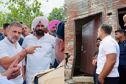 Punjab flood Rahul Gandhi