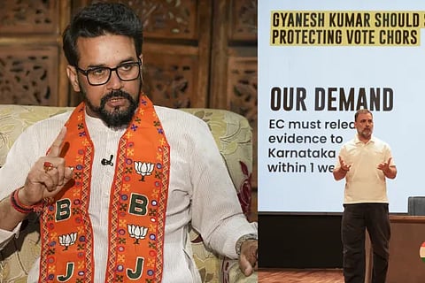 Anurag Thakur Rahul Gandhi