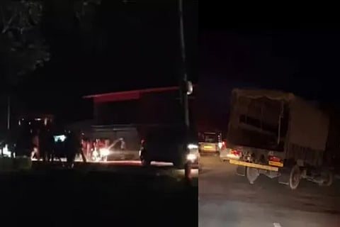 Firing on Assam Rifles Convoy