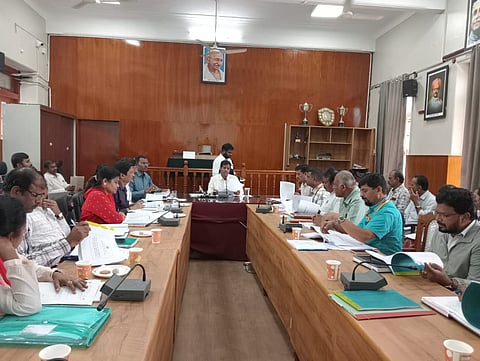 Urban Local Bodies Progress Review Meeting Mandya