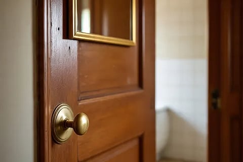 bathroom door
