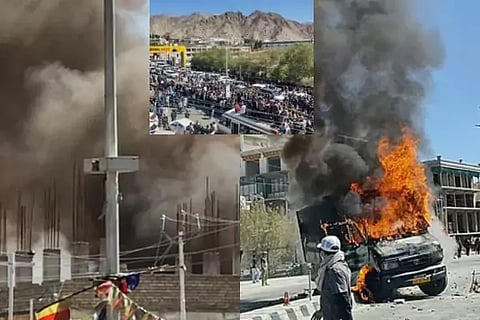 Gen Z protest in Ladakh