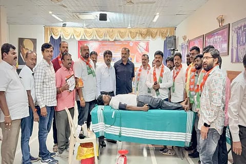 bjp blood donation