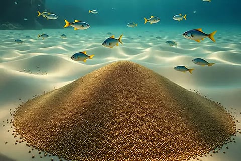 Gold Hidden Under the Sea