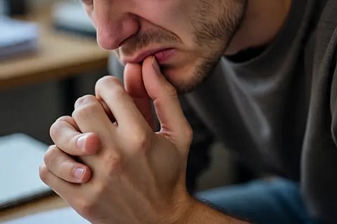nail biting