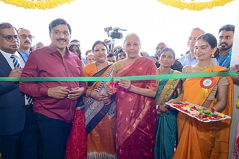 district koppal farmer training center innaugration central finance minister nirmalasitharamn