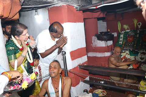 ದರ್ಶನ ಪಡೆದ ಎಚ್‌ಡಿಕೆ