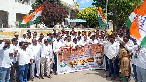 ಕಾಂಗ್ರೆಸ್ ಎಸ್‌ಸ್ಸಿ-ಎಸ್ಟಿ ಘಟಕದಿಂದ ಪ್ರತಿಭಟನೆ