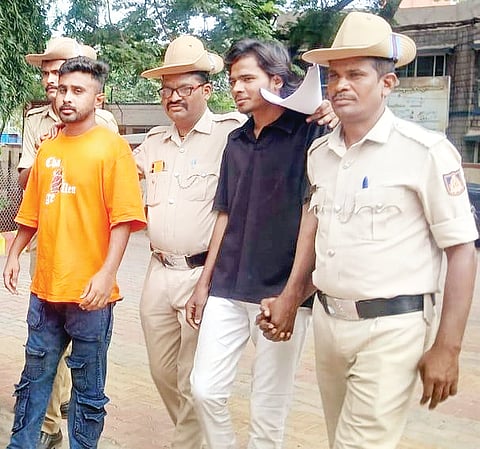 three arrested