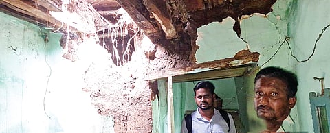 damage to one house