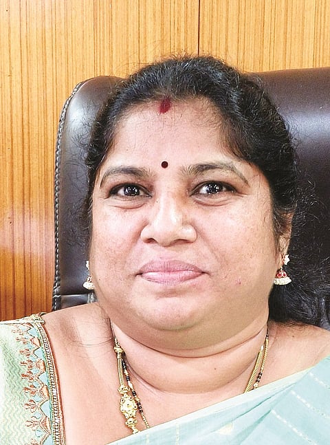 ನಗರಸಭೆ ಅಧ್ಯಕ್ಷೆ ರೇಖಾ ರಮೇಶ್ 