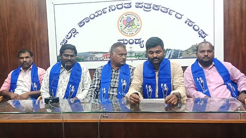 Adi Jambava Vichara Vedike Press Conference Mandya