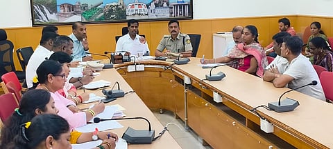 DC meeting regarding firecracker sales Mandya