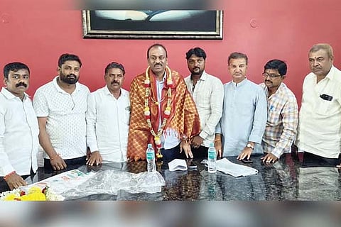 Gangavathi mp cm visit meeting