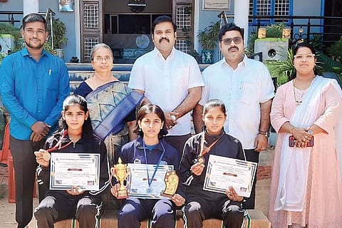 Gangavathi national level sports salection