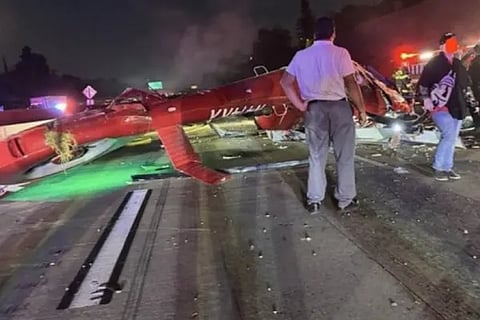 Helicopter crash