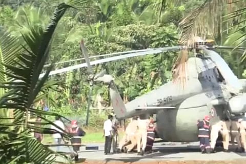 Helipad Sinks As President Murmu Chopper Lands In Kerala