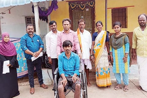 Kanakagiri wheelchair distribution