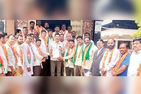 Manavi BJP protest