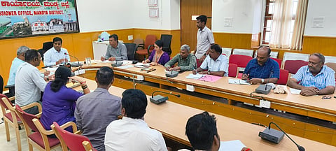 Meeting about job fair Mandya