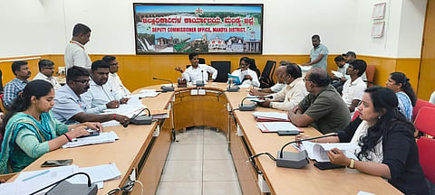 Meeting on Electoral Roll Revision Mandya