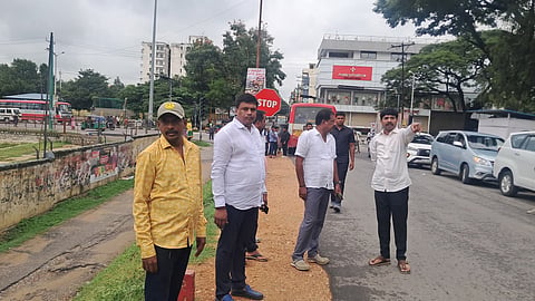 Plan for construction of barrier Mandya