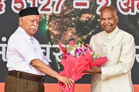 Ramnath Kovind At RSS Dussehra Event