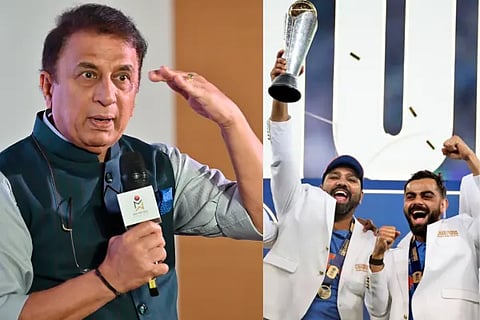 Sunil Gavaskar, Rohit Sharma, Virat Kohli,