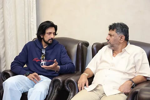 Dk Shivakumar sudeep