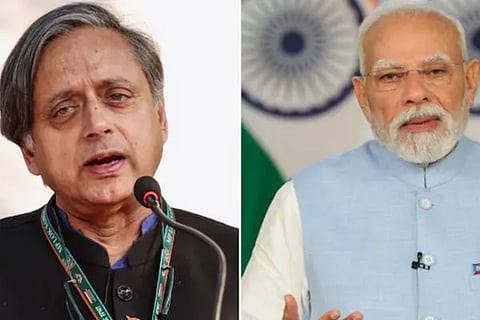 Shashi Tharoor, Narendra Modi