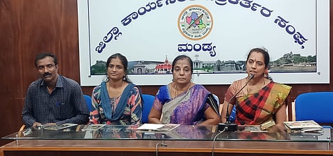 Vidushi K.S.Shaila press conference Mandya