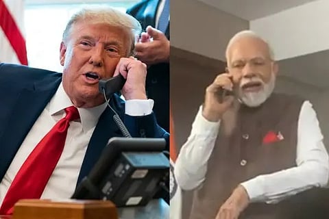trump modi call