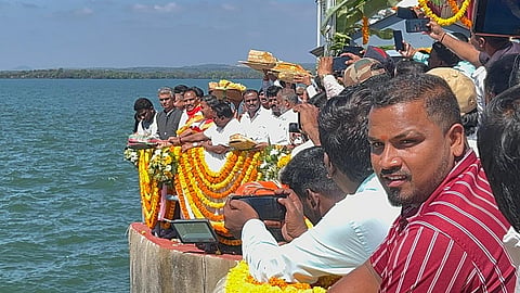 ಹೇಮಾವತಿ ಜಲಾಶಯಕ್ಕೆ ಸಚಿವ ಬಾಗಿನ