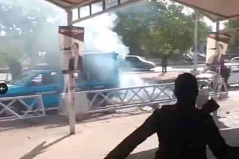 Explosion injures eight outside court in Islamabad