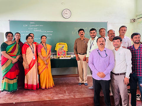 Kannada Rajyotsava was celebrated at Sharada Vilas Undergraduate College
