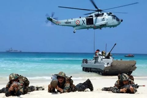 Trishul Exercise
