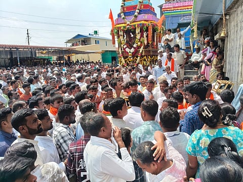 ಶ್ರೀ ಕಾಲಭೈರವೇಶ್ವರ ಸ್ವಾಮಿಯ ರಥೋತ್ಸವ ಜರುಗಿತು.