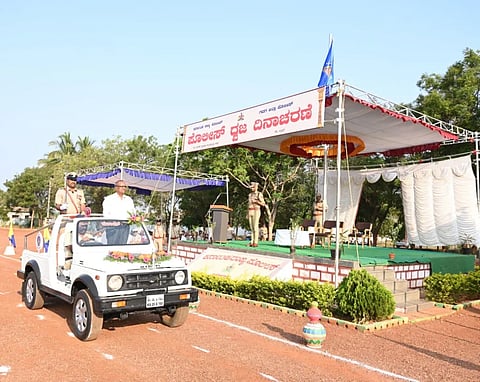Gadag Police flag day
