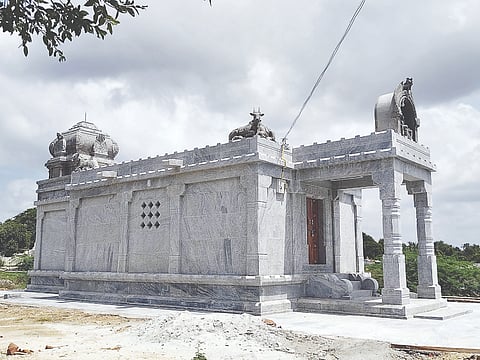ಇಂದು ಉದ್ಘಾಟನೆಯಾಗುತ್ತಿರುವ ನೂತನ ದೇಗುಲ.