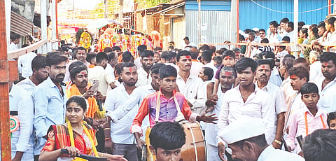 ಕರಜಗಿ ವಲಯದ ಮಣ್ಣೂರ ಗ್ರಾಮದಲ್ಲಿ ಶ್ರೀ ಯಲ್ಲಮ್ಮ ದೇವಿಯ ಪಲ್ಲಕ್ಕಿ ಉತ್ಸವ ಸಂಭ್ರಮದಿಂದ ನಡೆಯಿತು.